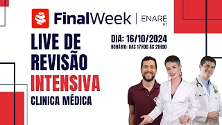 LIVE Revisão Intensiva R1 do ENARE - Clínica Médica