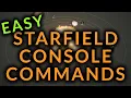 Starfield Console Commands Tutorial - God Mode Credits Skills Items