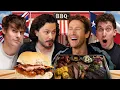 Amerikaanse vs. Britse BBQ! ft. Glen Powell \u0026 Edgar Wright