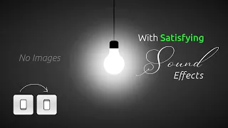 Switch On Off Light Bulb With Sound using Html CSS Javascript How to Make Website