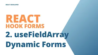 React Dynamic Forms Yup Validation with useFieldArray for Ultimate Flexibility