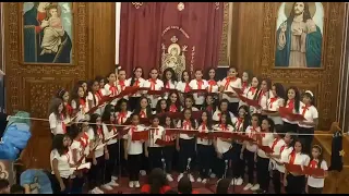 ترنيمة انا عارف صوتك كورال دبورة كنيسة العذراء شارع سيف الاسكندرية نيروز 2022 
