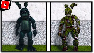 how to get phantom bonnie and dbd springtrap morphs in fredbears mega roleplay roblox