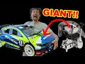 Download Lagu Worlds Biggest RC Rally Drift car gets Race engine