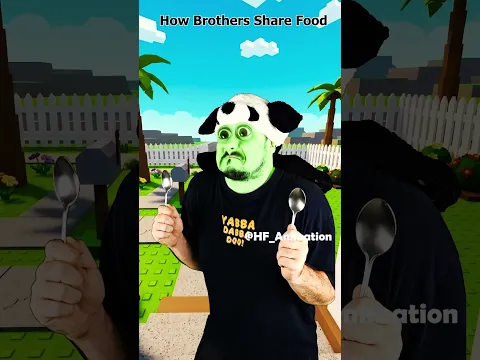 How Brothers Share Food 💀  #funny #memes