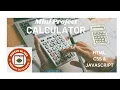 Creating a Simple Calculator with HTML CSS and JavaScript Beginner-Friendly Tutorial