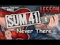 Sum 41-Never There-Guitar Lesson-Tutorial-How to Play-Chords-Easy