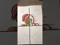 Drawing Gingerbread Man In Four Styles Glitch