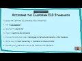 Connecting the CA Common Core State Standard CA CCSS to the CA ELD Standards CELDS