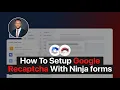 How To Setup Google Recaptcha With Ninja Forms Wordpress Tutorial