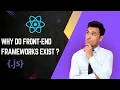 Why do front-end frameworks exist React vs vanilla javascript