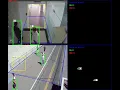 Multi-Camera Social Distancing and Mask Detection