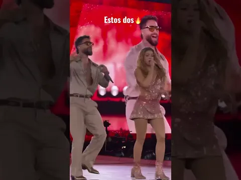 Shakira Maluma cantan Agua. Shakira en Madrid #shakira #maluma #agua #colombia