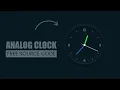 CSS Neumorphism Analog Clock UI Design - Javascript Clock