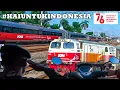 Download Lagu Motor Ride Spesial Kereta Api Livery HUT RI Kemerdekaan Indonesia Ke-76