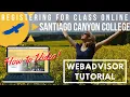 How to Register for a Class in WebAdvisor for SCC Continuing Education Students