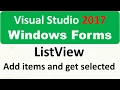 Visual Studio 2017 - Windows Forms