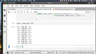 Python Live Workshop - 08 Developing and Using Map Reduce APIs