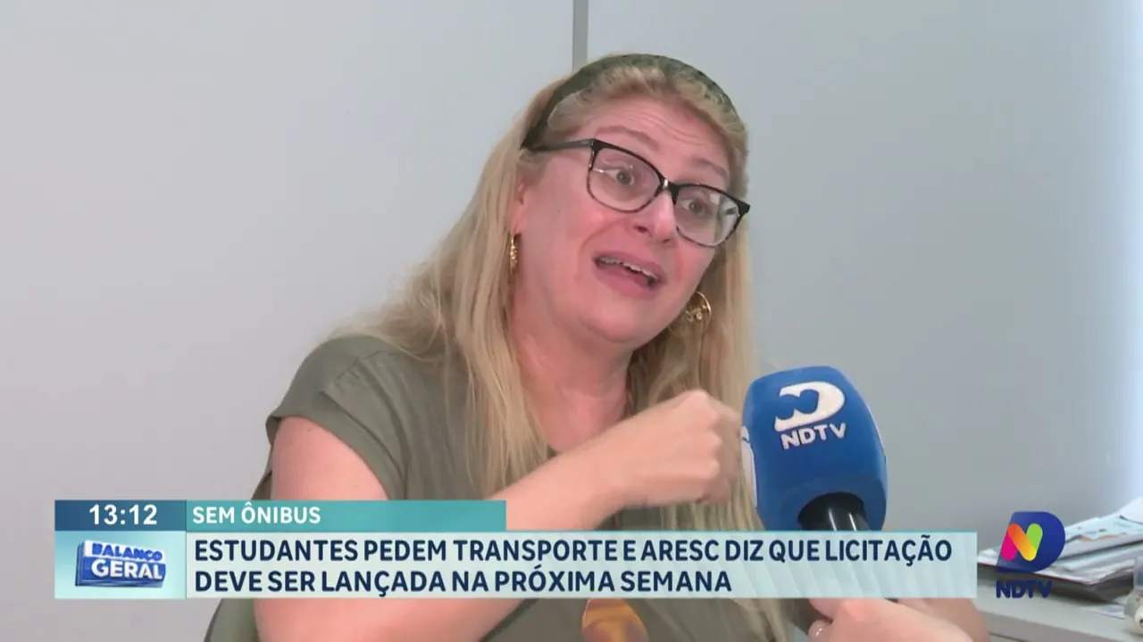 Estudantes pedem transporte e Aresc diz que licitação deve ser lançada na próxima semana