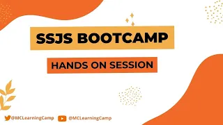 SSJS HandsOnSession 4