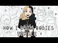 How I Draw Bodies Tutorial Female Anatomy Drawing Anatomy Tutorial Drawing