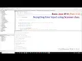 Java EP 4 Accepting User Input using Scanner class while loop Part