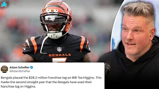 Bengals Franchise Tag Tee Higgins For 2nd Straight Year New Contract Delayed Again Pat McAfee