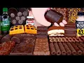 ASMR CHOCOLATE ICE CREAM MARSHMALLOW CAKE NUTELLA DESSERT MUKBANG 초콜릿 먹방 チョコレート 咀嚼音 EATING SOUNDS