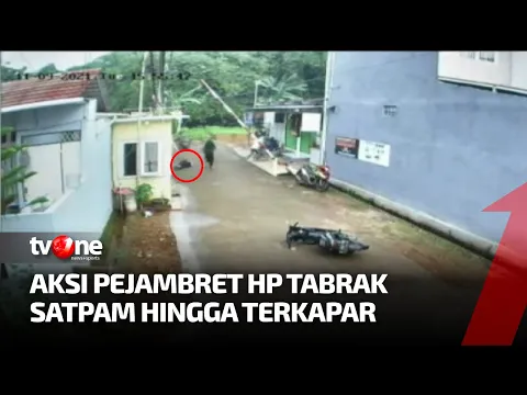 Ngeri! Aksi 2 Jambret Incar Warga Perumahan di Bekasi Terekam CCTV