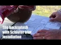 How To Install Tile Backsplash with Schluter Trim