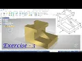 SolidEdge Exercise Tutorial Exercise - 3 Learn for Beginner SolidEdge Tutorial