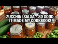 Sweet Smoky Zucchini Salsa Easy Canning Recipe for Beginners