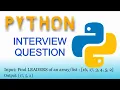 PYTHON INTERVIEW QUESTIONS and ANSWERS LEADERS of an array Code with KG
