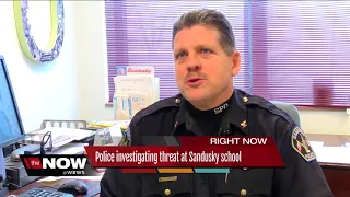Police investigating a threatening hoax at a school in Sandusky
