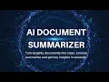 How to Summarize PDF Documents with AI