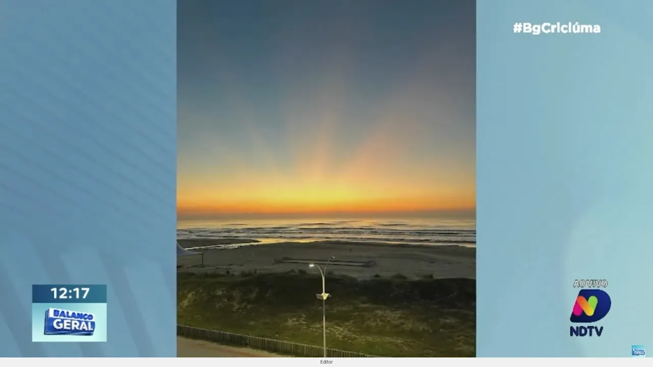 Ney Lopes: imagem mais linda do último dia de janeiro vista da cobertura de Didi Pereira no Rincão