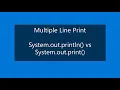 03 Multiple Line Printing