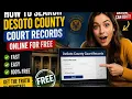 How to search DeSoto County court records online for free