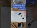 Abstract watercolor tutorial paint with me