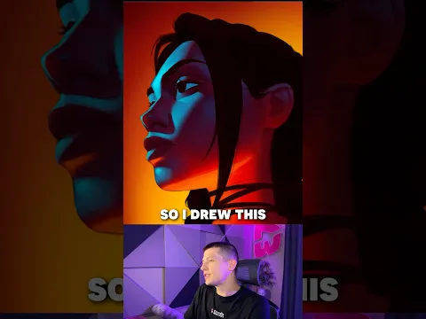 How I Draw Colored Lighting (step by step)
