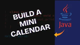 How to Build Mini Calendar in Java 2025