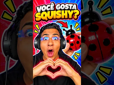 VOCÊ GOSTA SQUISHY⁉️🐞🥰 #실리콘테이프