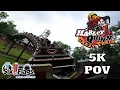 Harley Quinn Crazy Train Back Row POV 5K Six Flags Great Adventure 2023