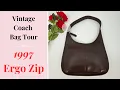 Vintage Coach Bag Tour Ergo Zip Bag shop cristinamoda com