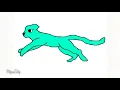 Moonlight girl running gif