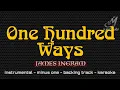 Download Lagu ONE HUNDRED WAYS [ JAMES INGRAM ] INSTRUMENTAL | MINUS ONE