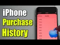 How to Find your Purchase History on Apple Store on iPhone Best Method