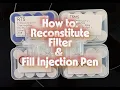 How to Reconstitute Filter Peptides