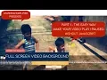 Learn to make a Fullscreen background in html5 and css-without JavaScript