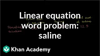 Download Mixture problems 2 | Linear equations | Algebra I | Khan Academy MP3